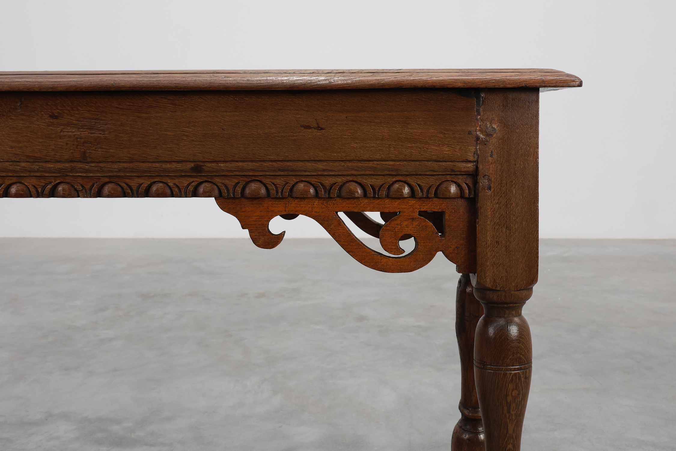 17th century Jacobean carved oak bench, UKthumbnail